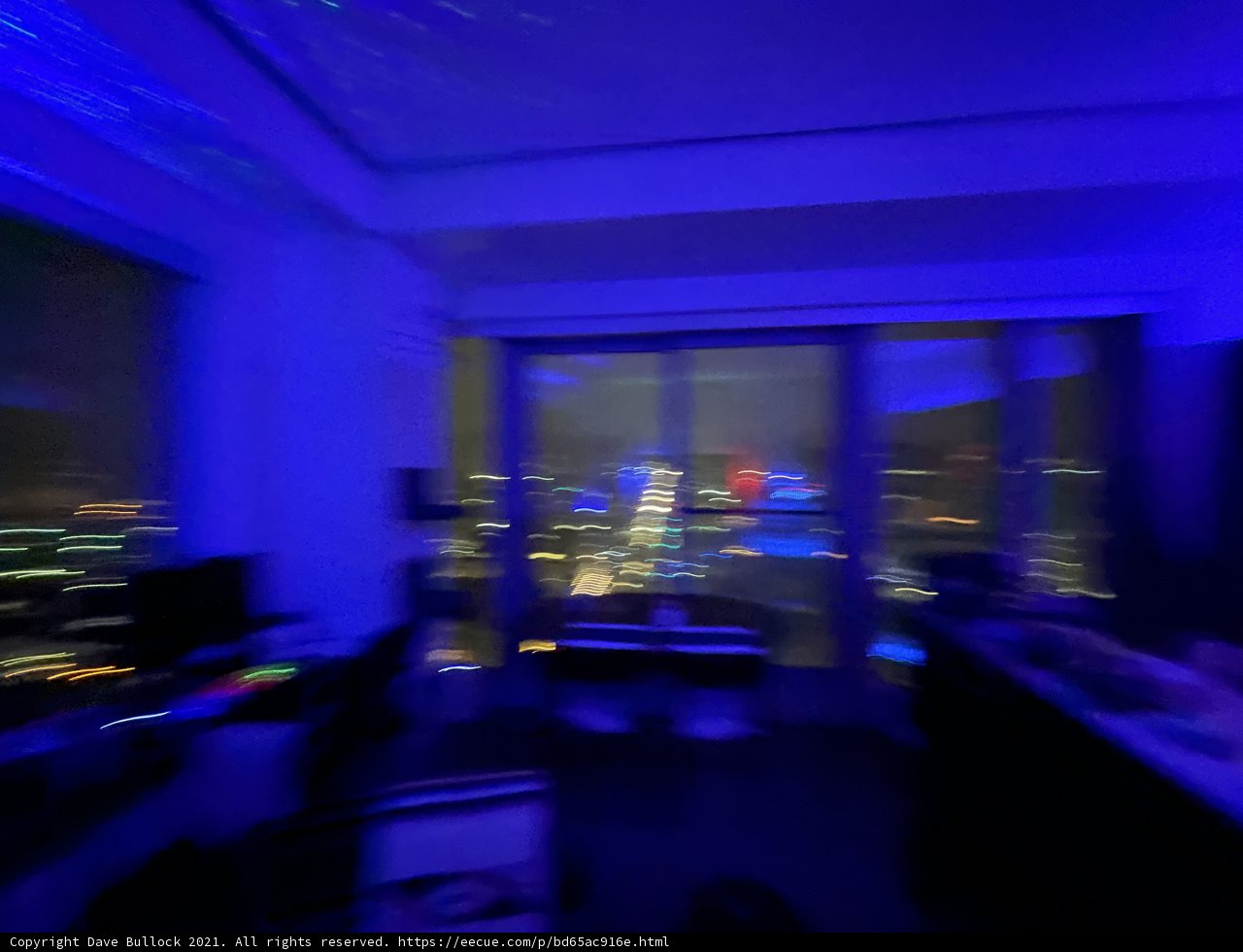 A Blue Cityscape