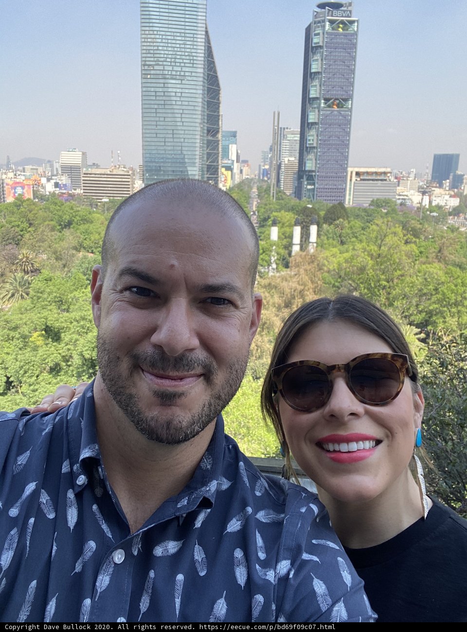 Selfie time in the big city