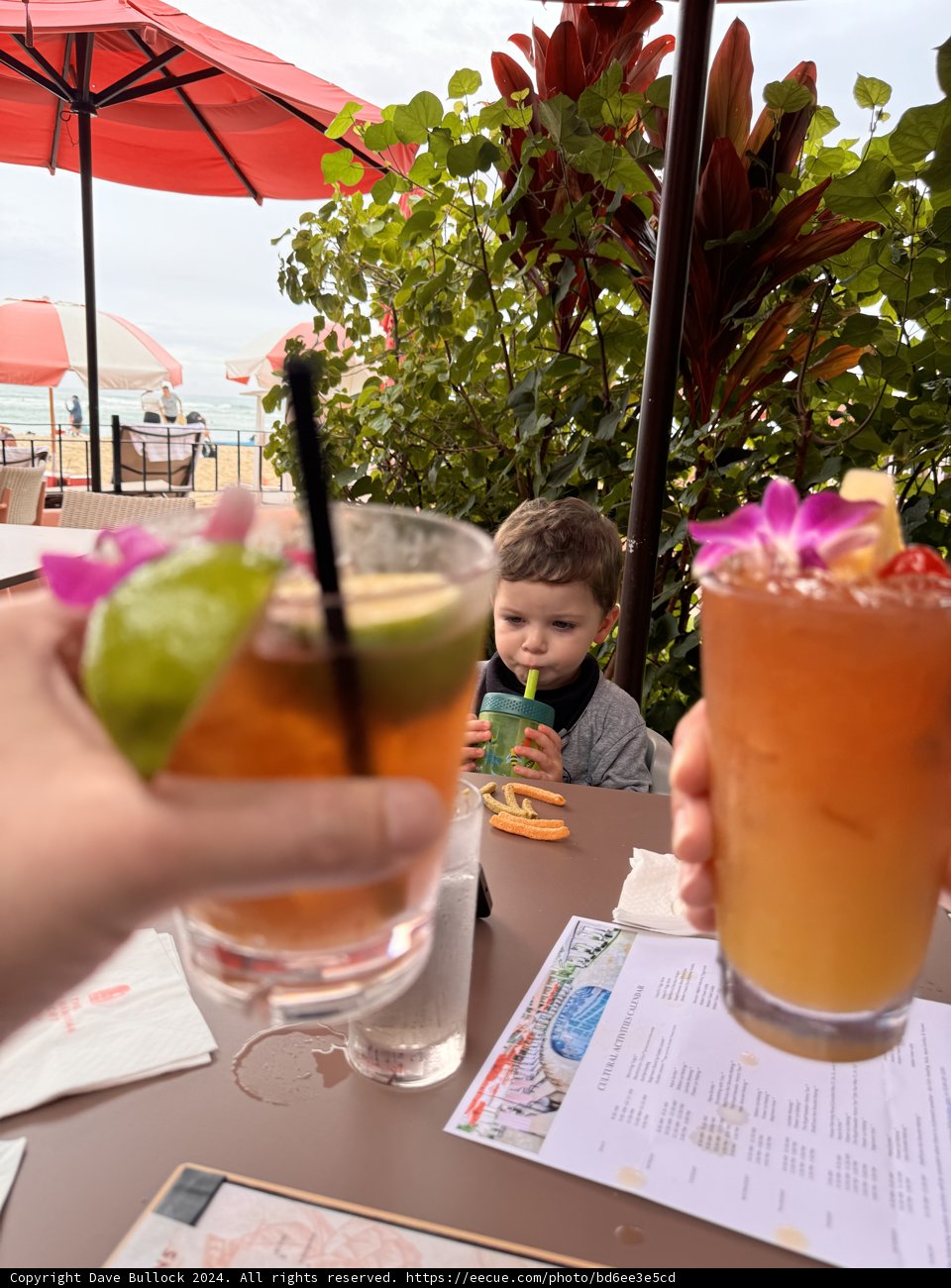 Tropical Refreshment at The Royal Hawaiian