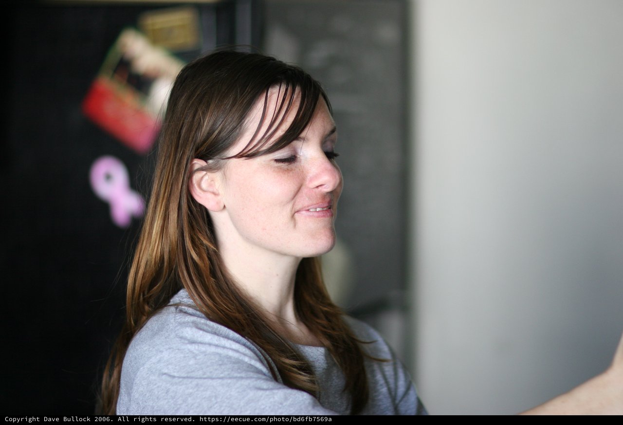 Candid Portrait of Woman with Gentle Smile