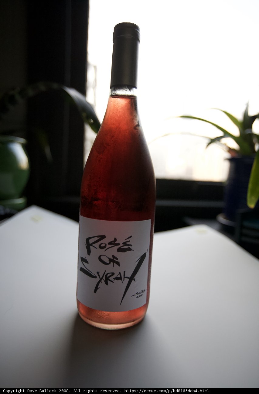 A vintage bottle of wine to savor