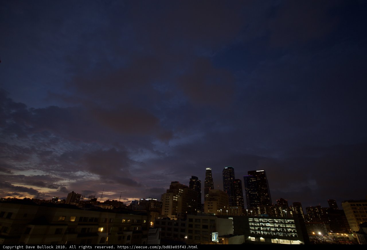 Dusk over the Metropolis