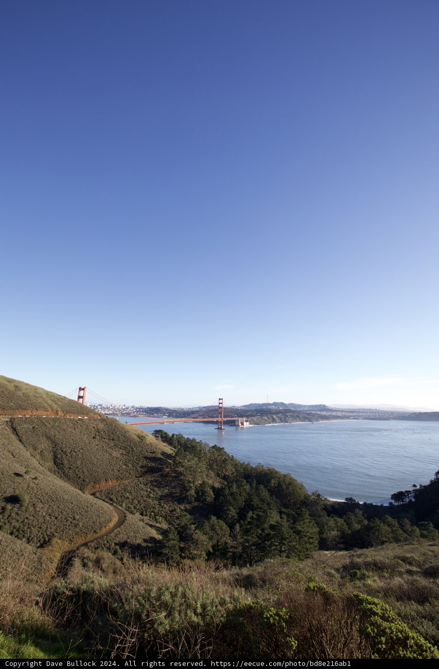 Majestic Golden Gate Bridge from Hill 88