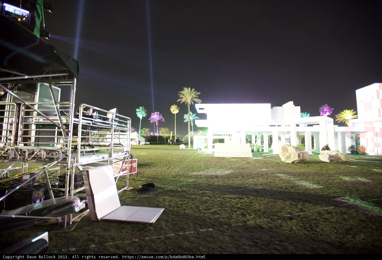 Illuminated Stage Tent
