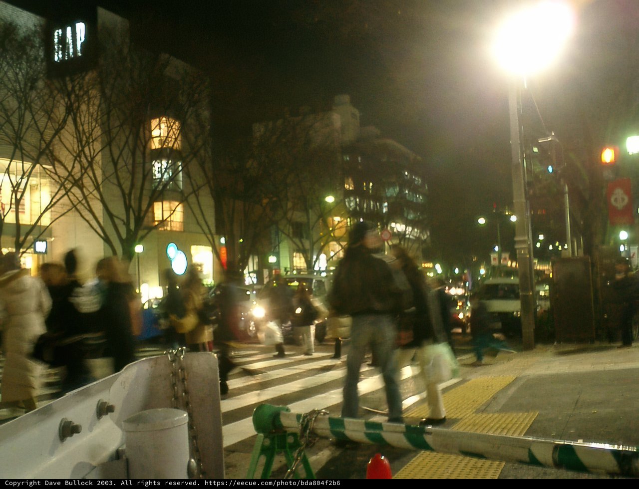 Busy Nightlife in the Streets of Tokyo
