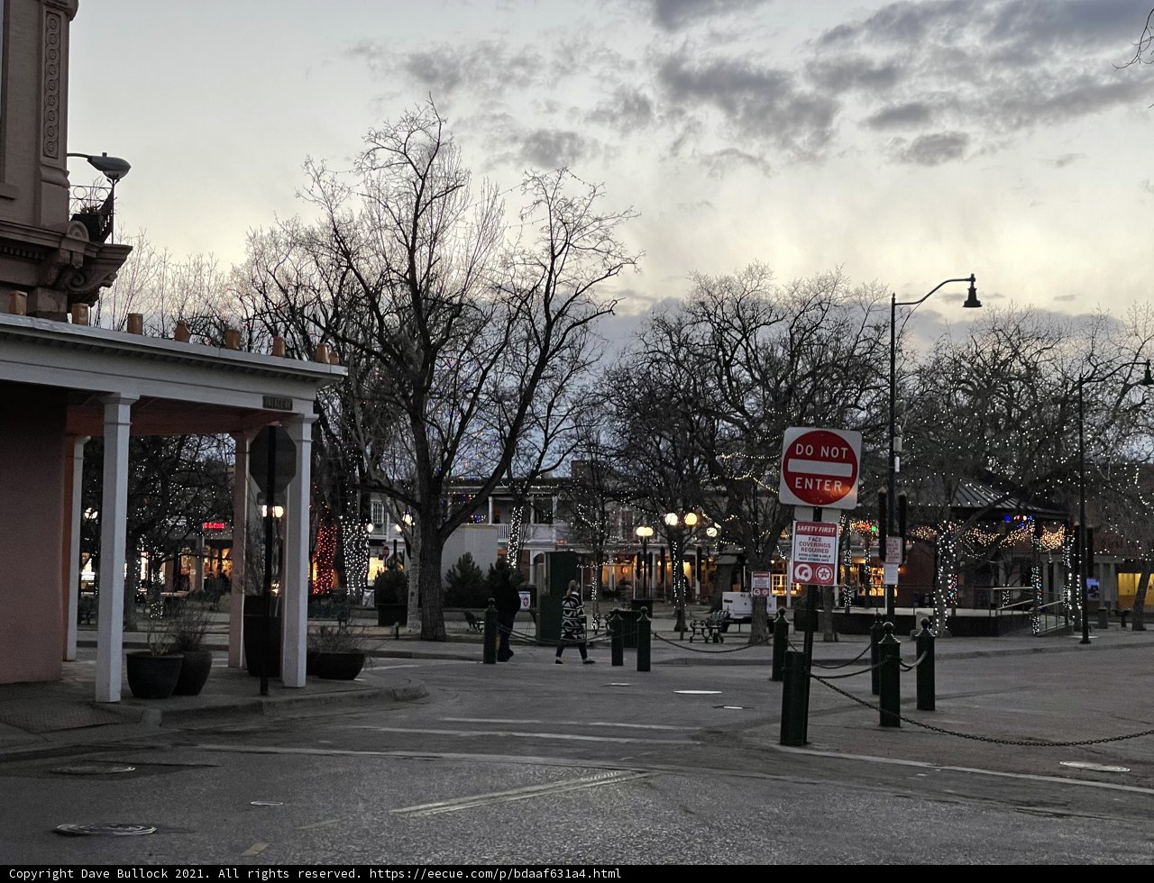City Intersection at Sunset