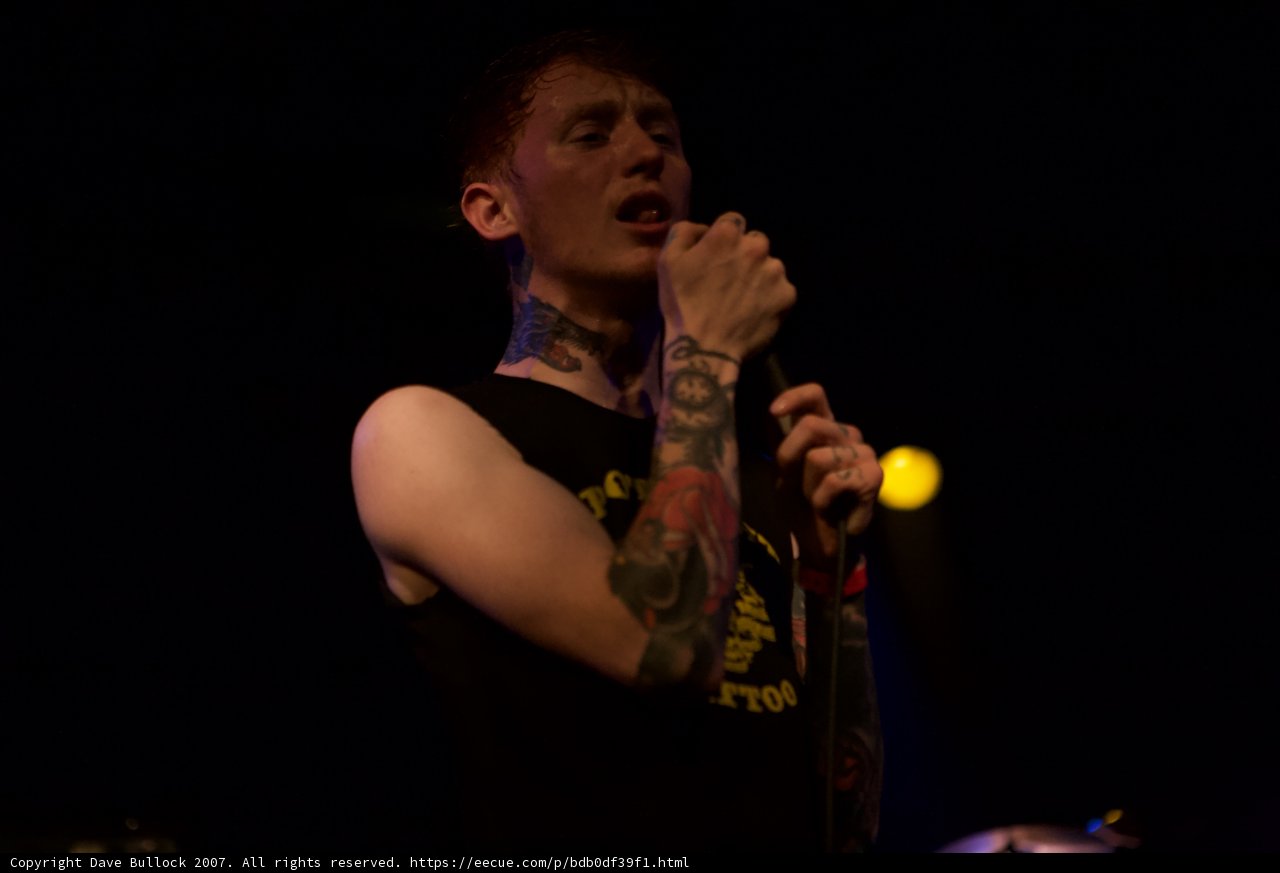 Tattooed Man Sings with Passion at Bad Religion Glasshouse Concert