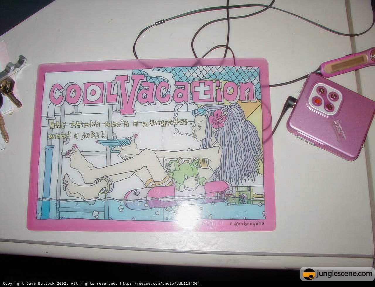 Pink Book with Woman's Image