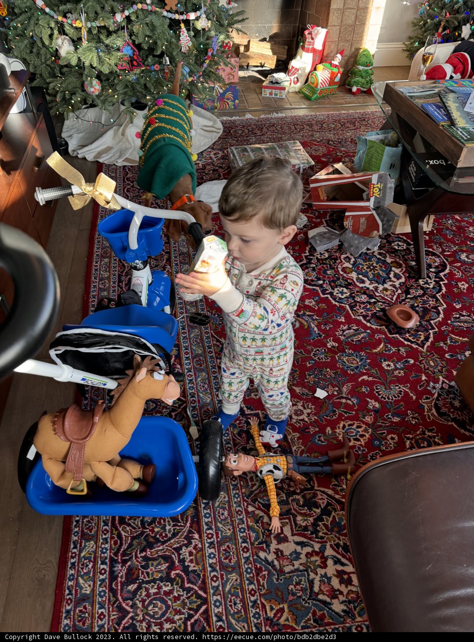 A Joyous Christmas Morning Inside: Wesley's World of Play.