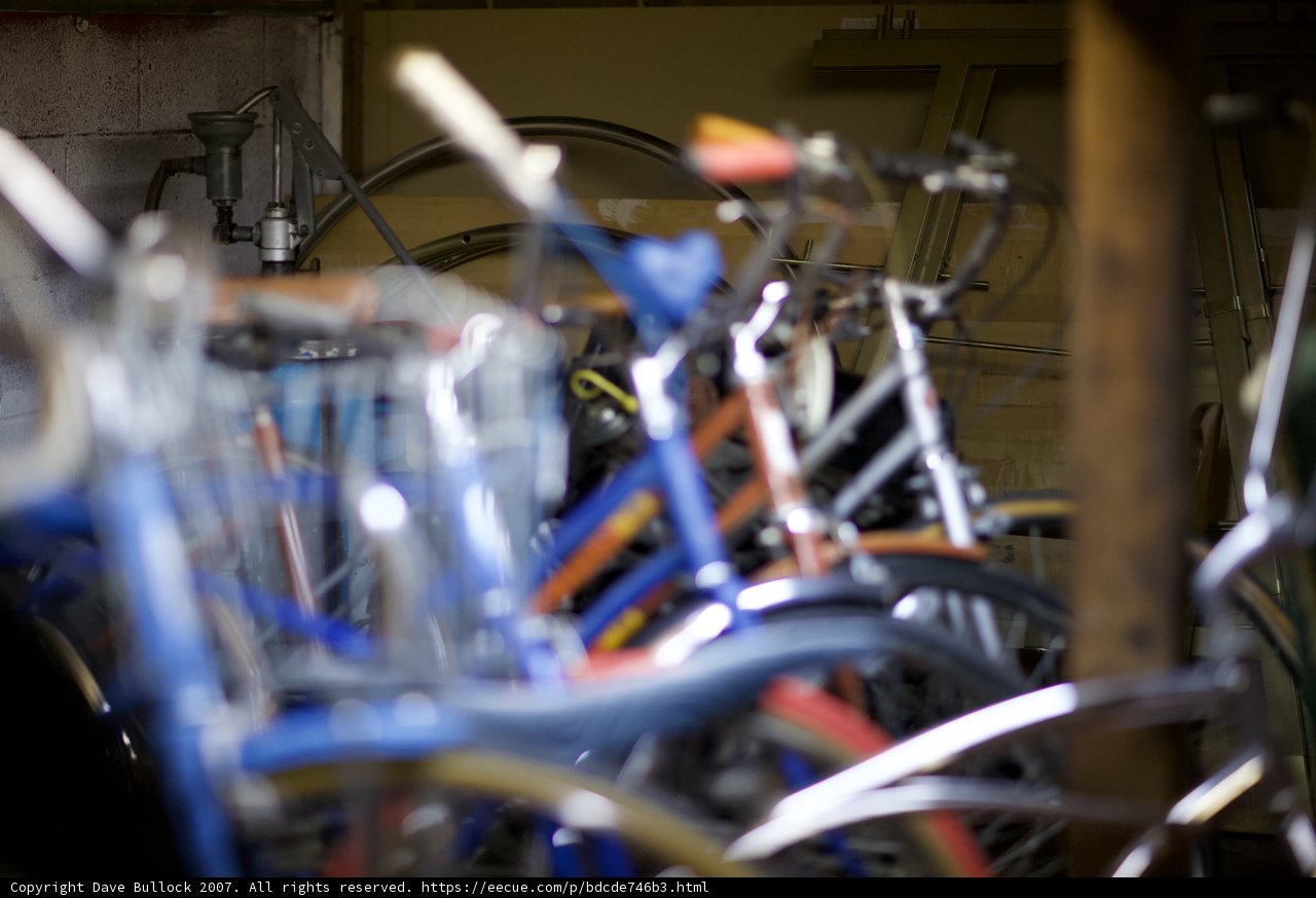 2007 Bikes in Garage