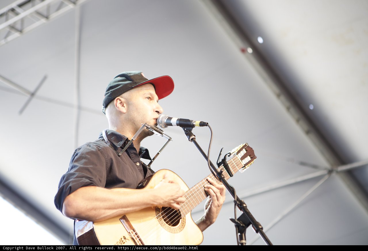Tom Morello rocks the stage at Coachella 2007