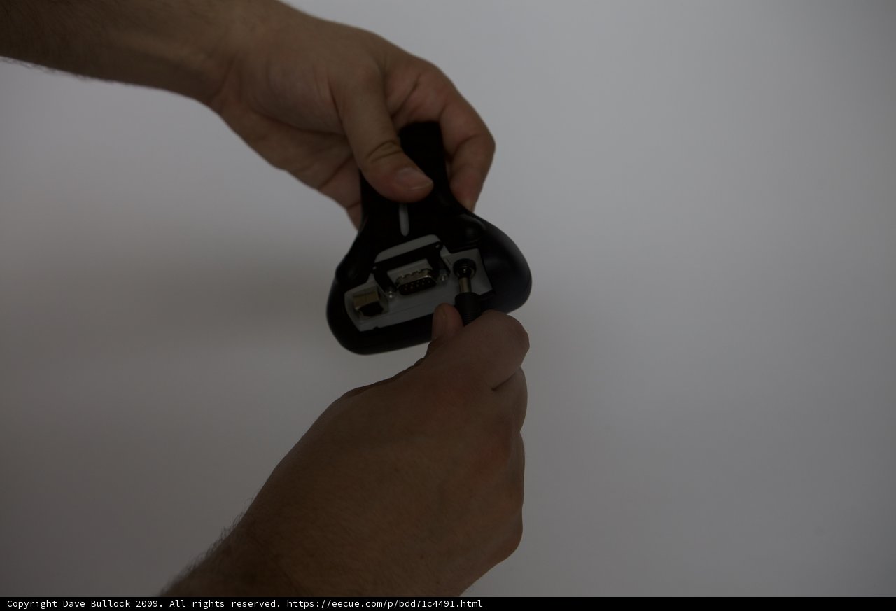 Black Device in Hand