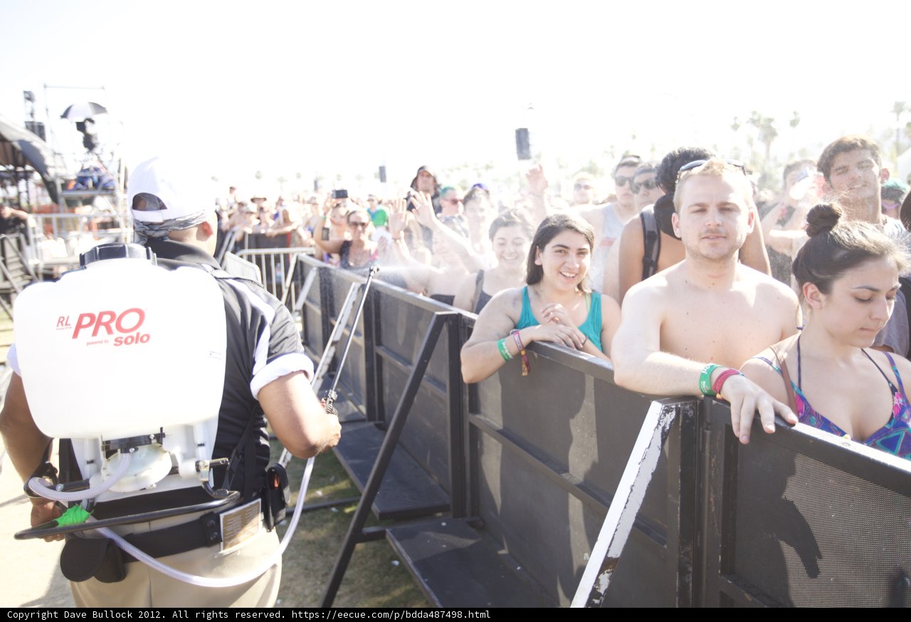 Jon Montgomery Photographing the Coachella Crowd