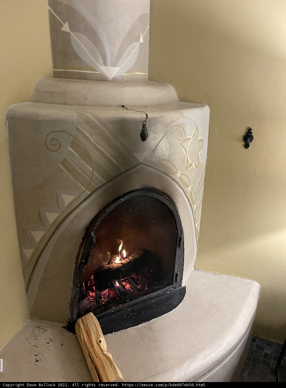 Cozy Evening by the Santa Fe Fireplace