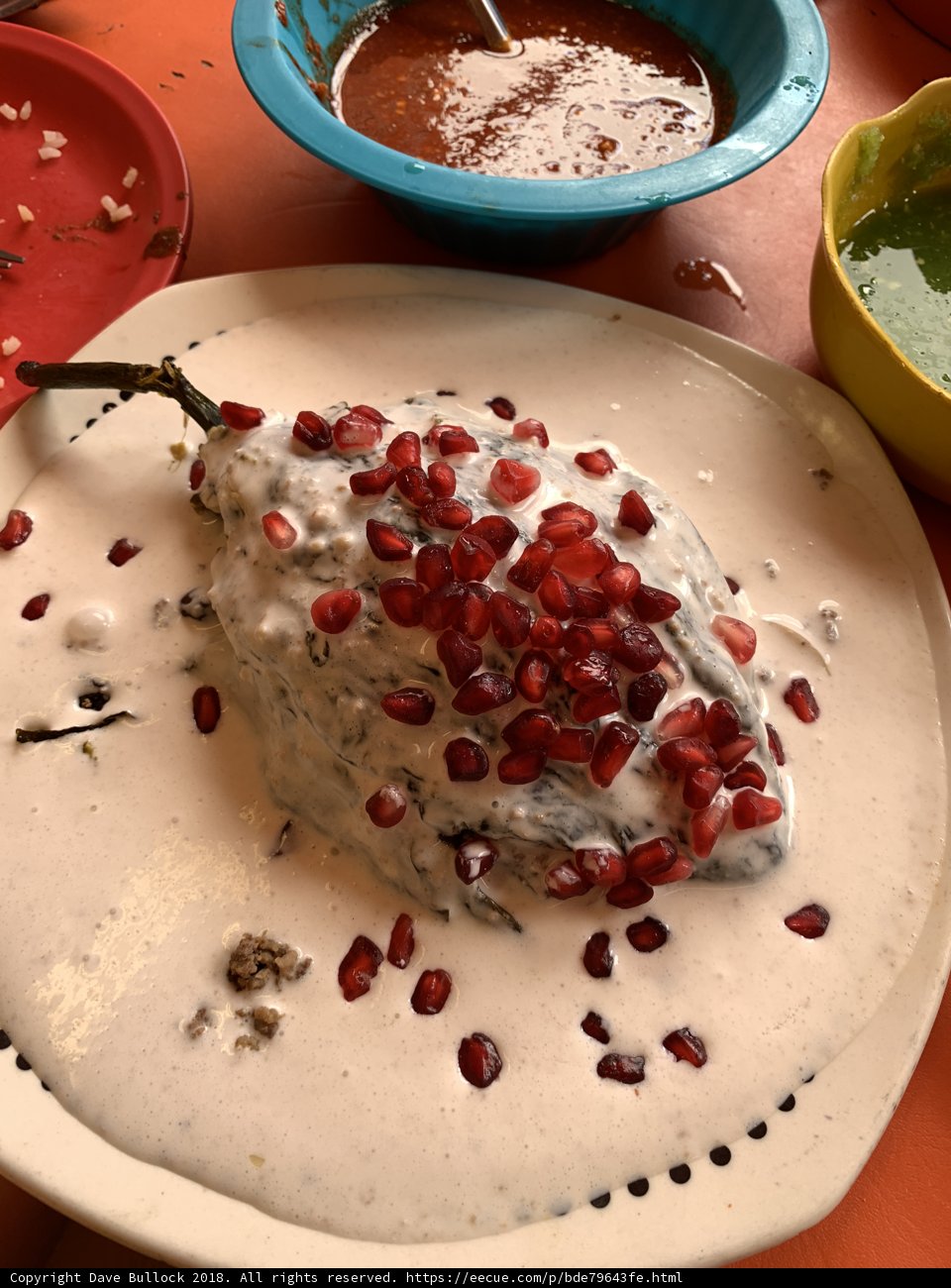 Pomegranate Seeds on a Plate