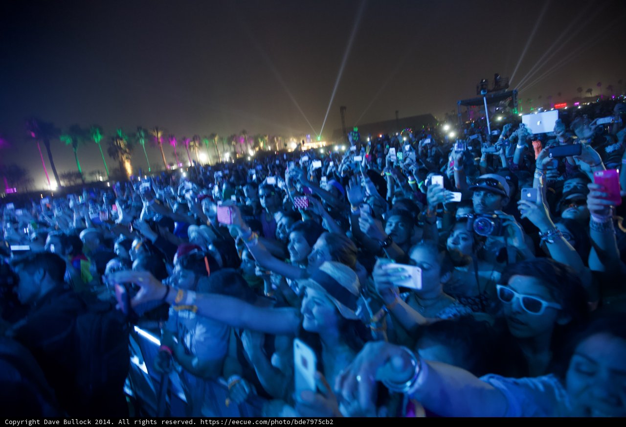 Phone-Obsessed Crowd