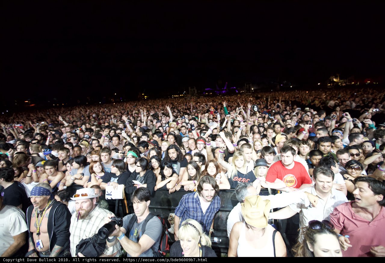 Coachella Night Sky: A Sea of Faces and Music