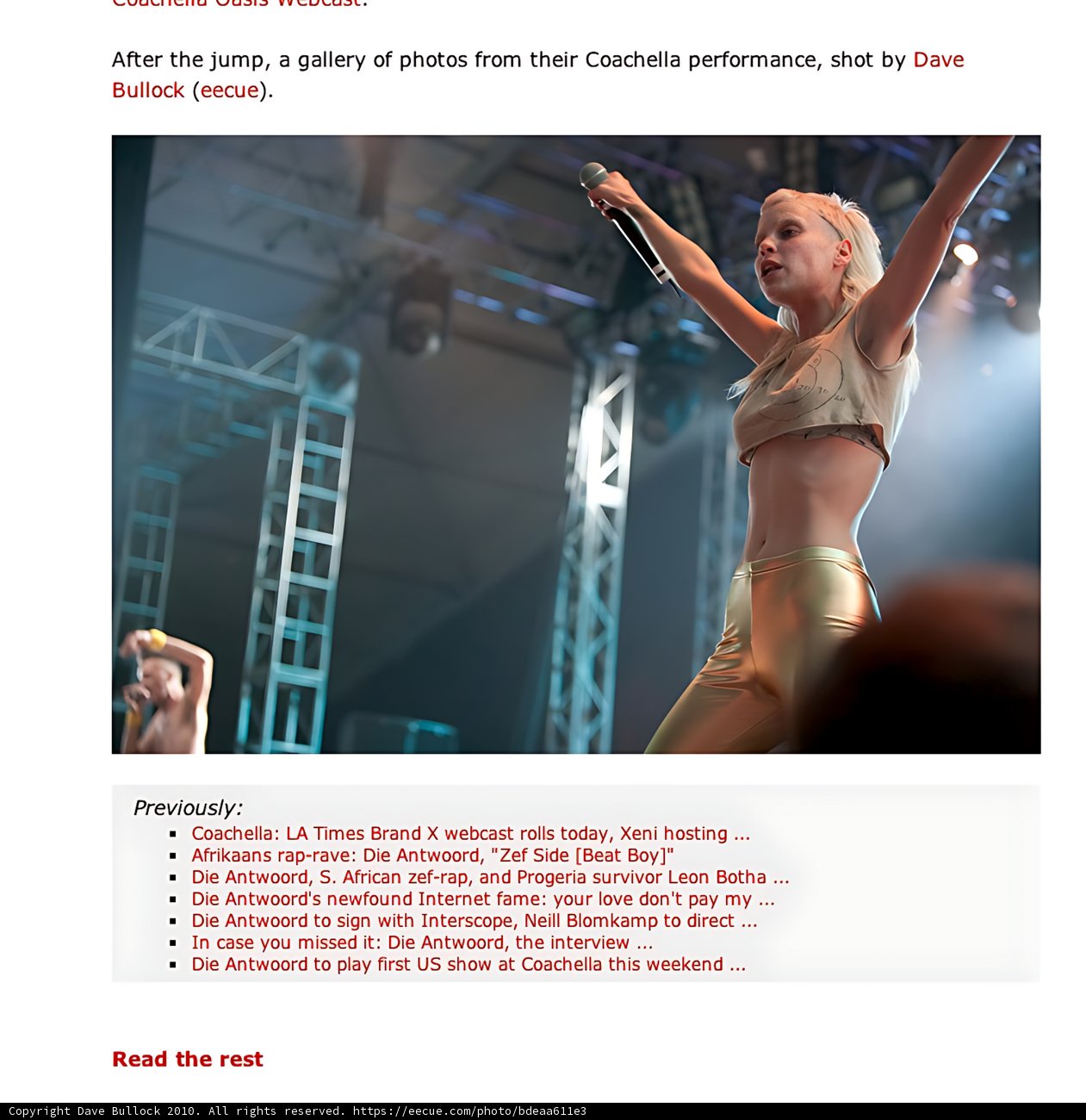 Yolandi Visser dances to the beat of the xx's new album Tear Sheets
