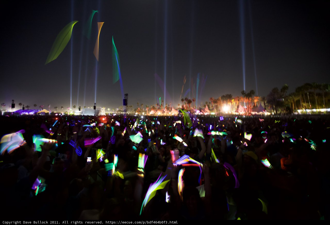 Urban Night Lighting at Coachella