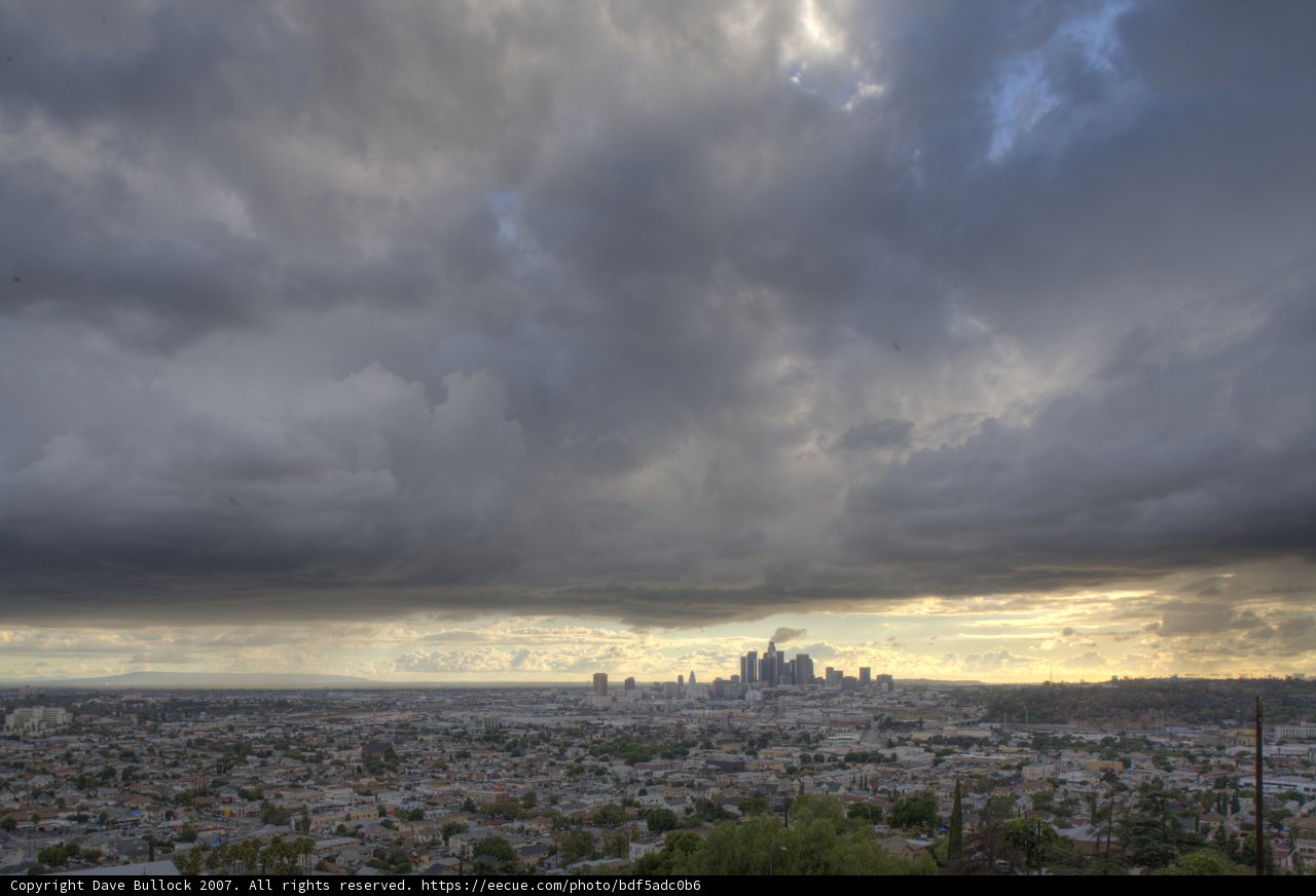 A Glimpse of the City in the Clouds