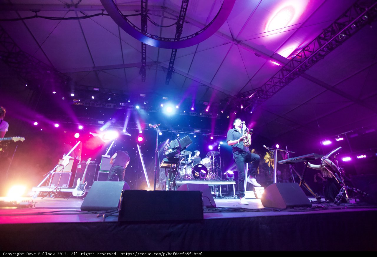 Rocking the Coachella Stage