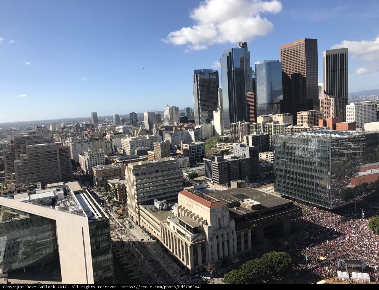 View from the Top of Los Angeles City Hall