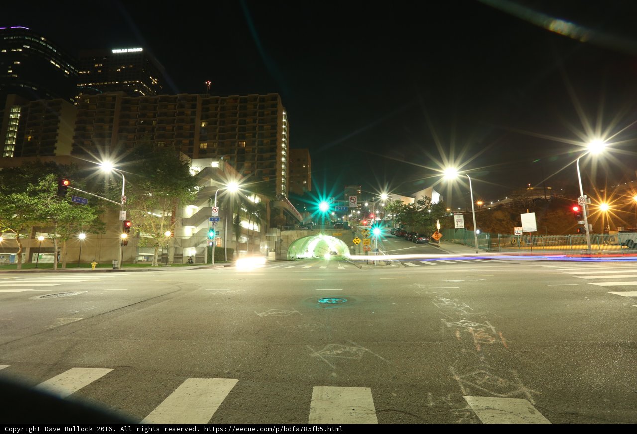 Nighttime Drive through the Metropolis