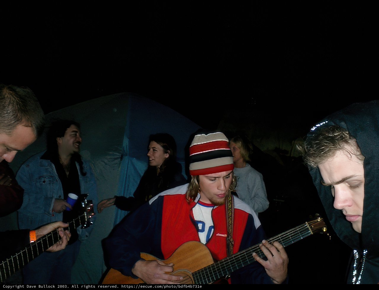 Acoustic Jam Session Under the Stars