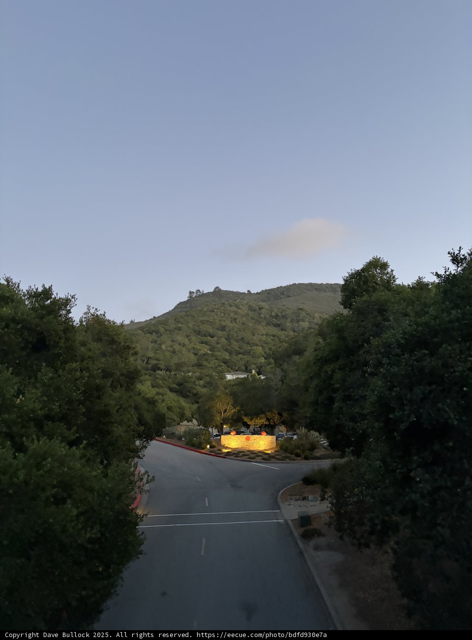 Evening Tranquility on the Carmel Highway