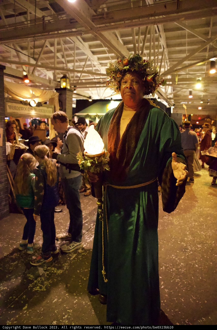 The Ghost of Christmas Past at Dickens Fair
