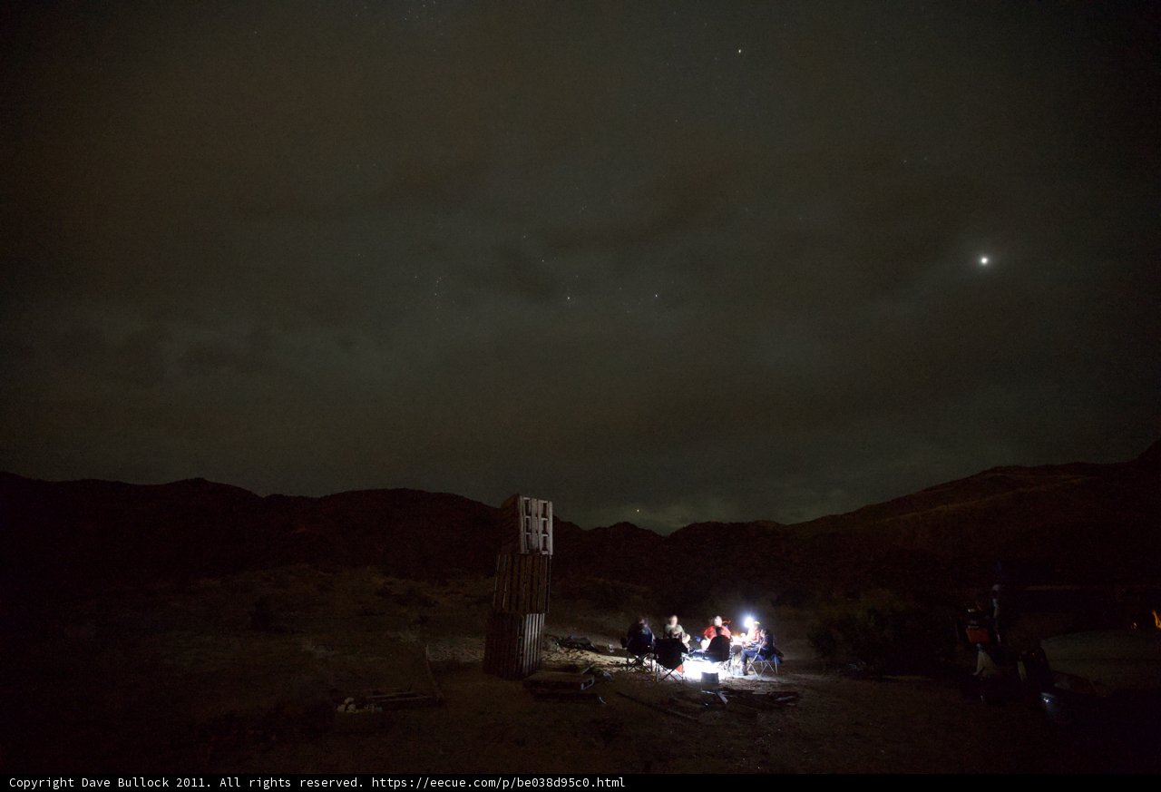 Gathering Under the Starry Desert Night
