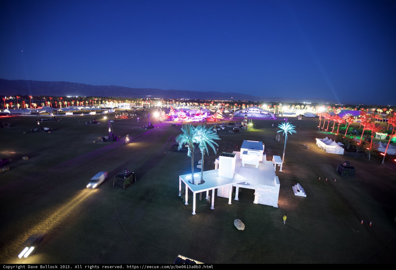 Night Sky Above Coachella