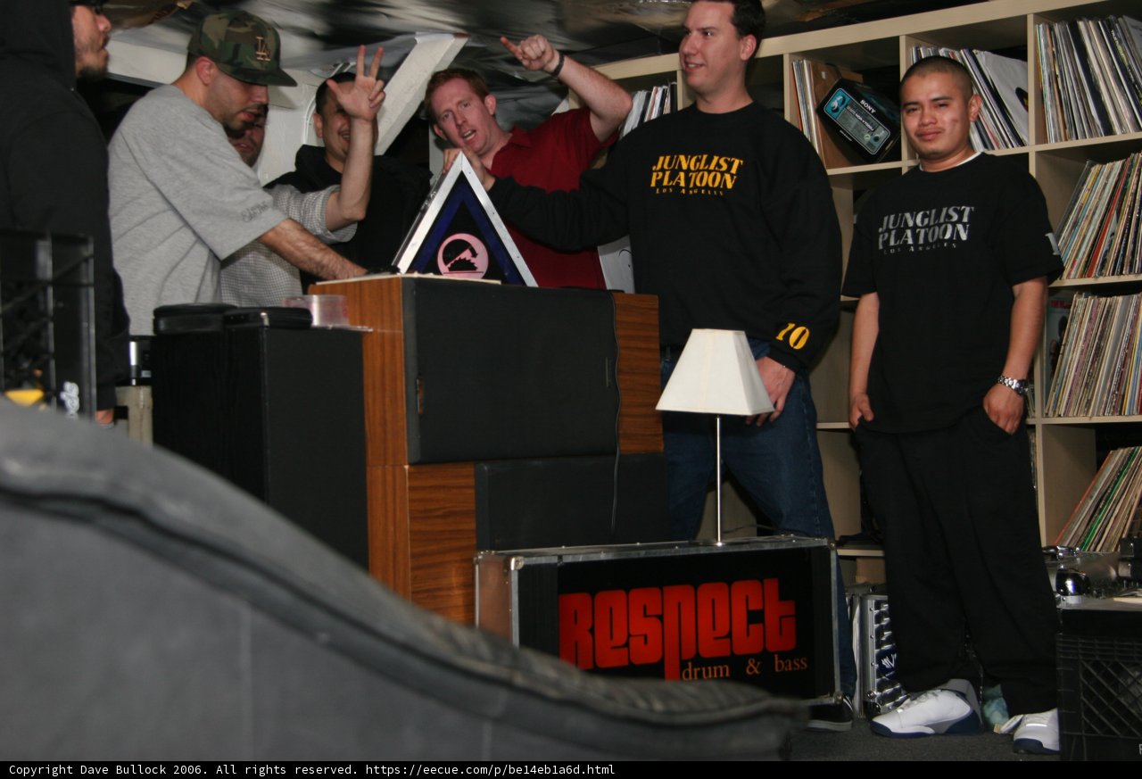 Group Gathering around Shelf