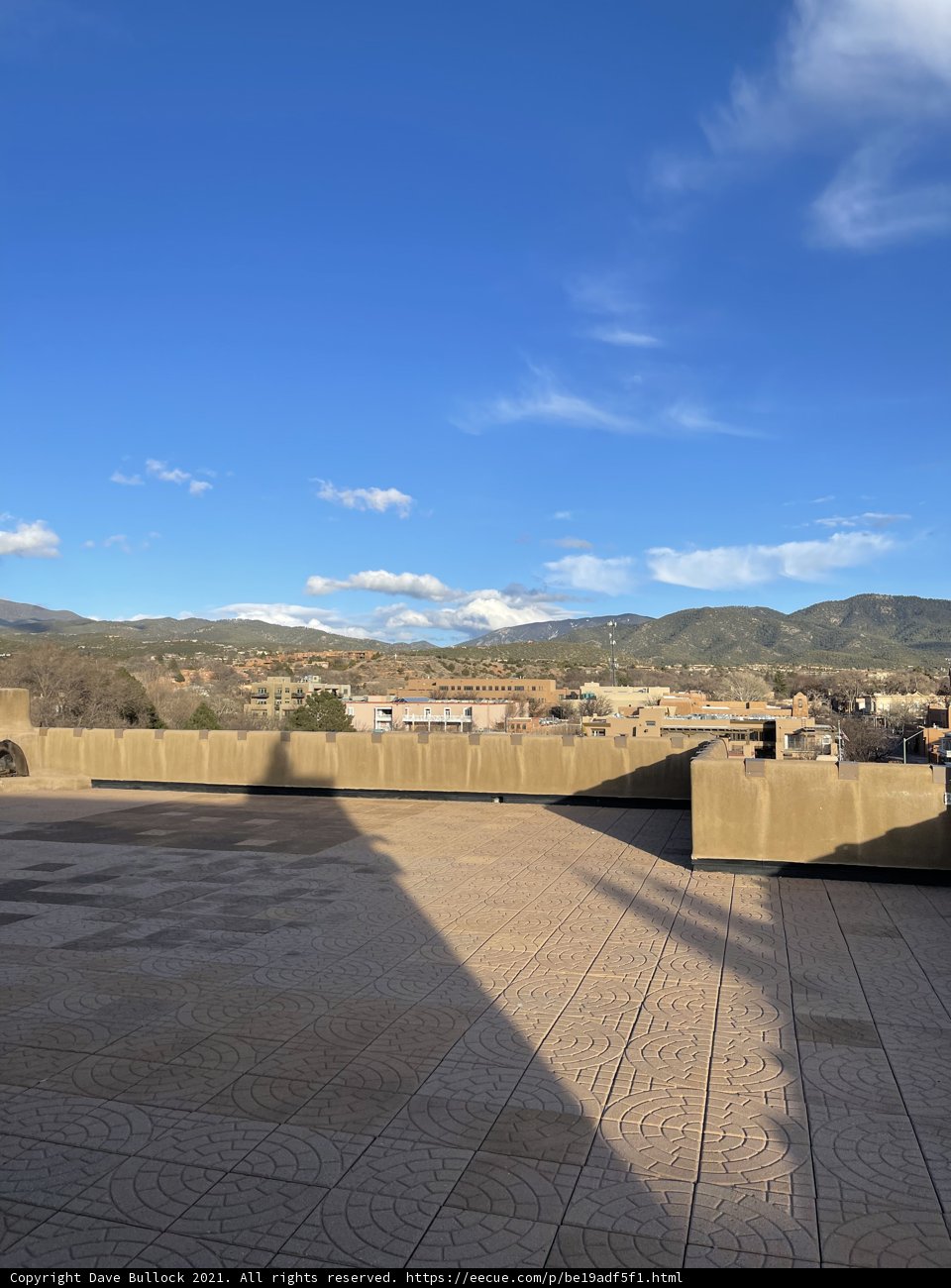 A breath-taking view of Santa Fe