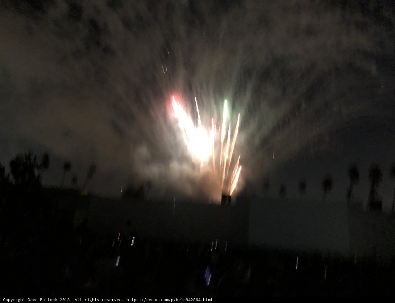 Flare over LA