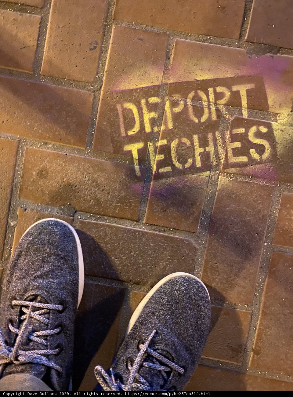 Deport Techs Protest