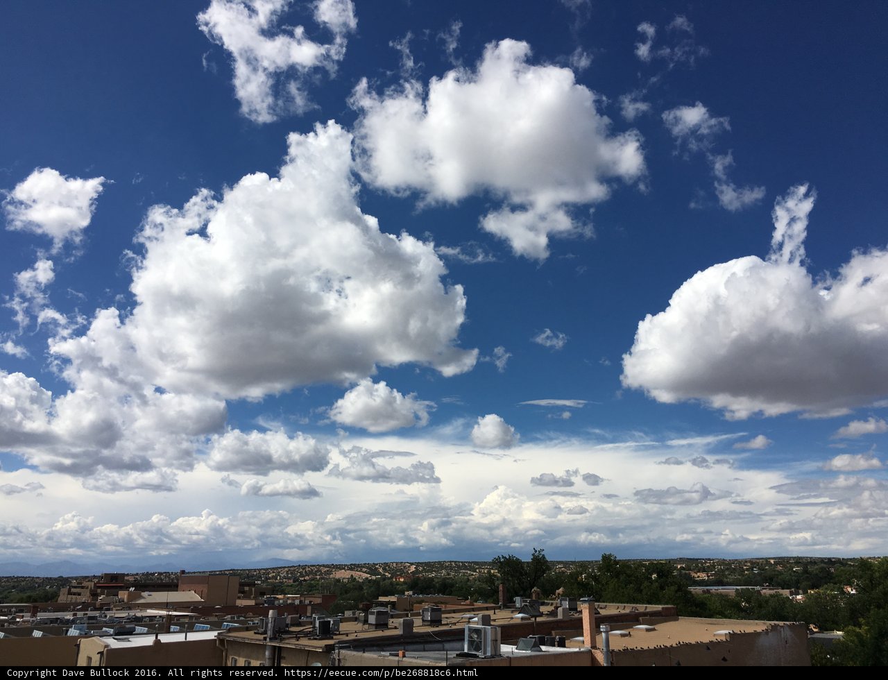Azure Sky over Santa Fe