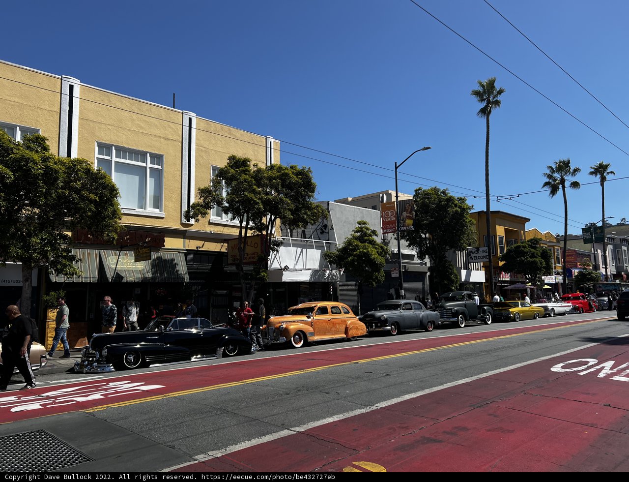 Busy City Street