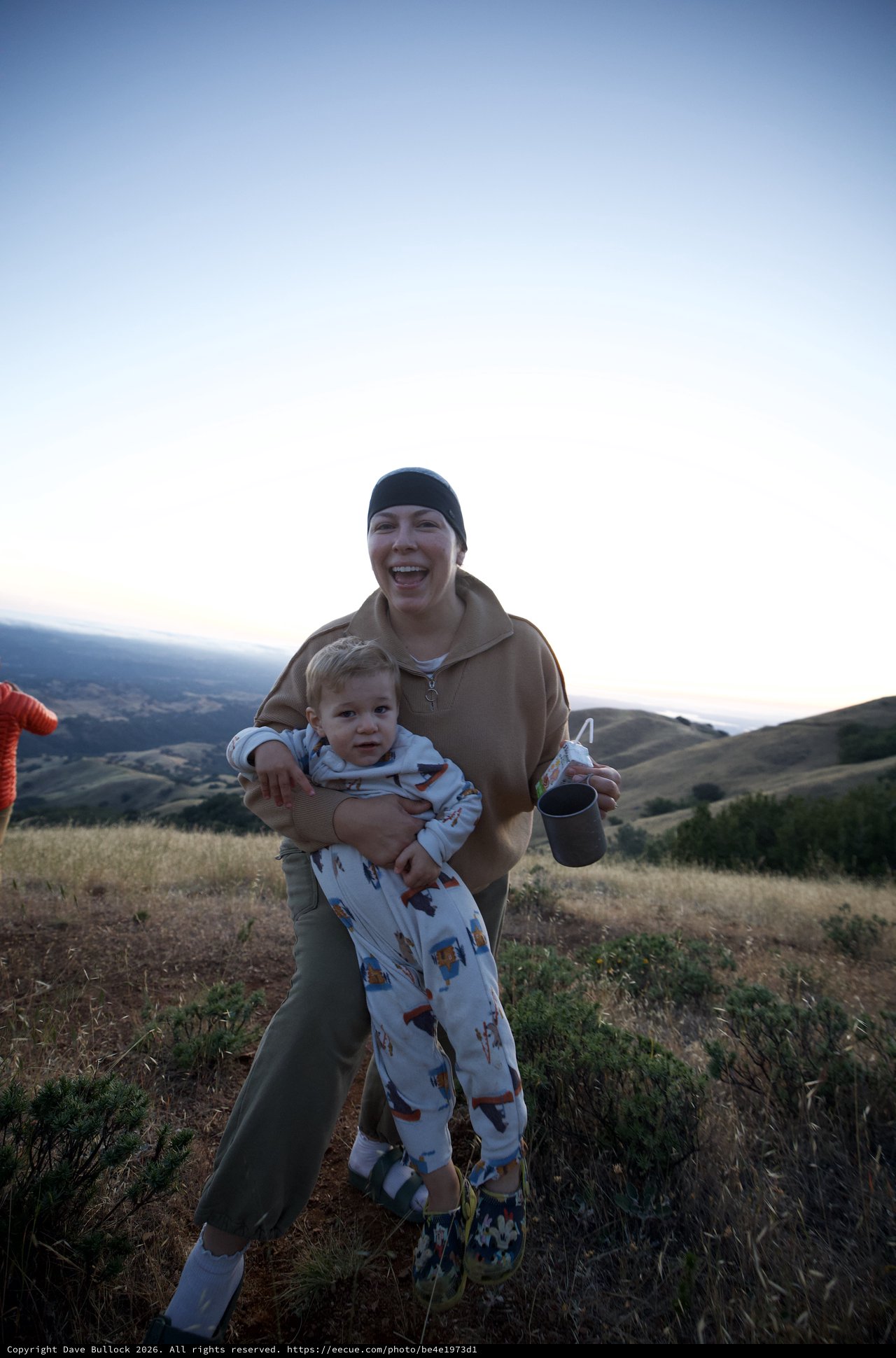 Mother and Baby at Dawn on Mount Diablo