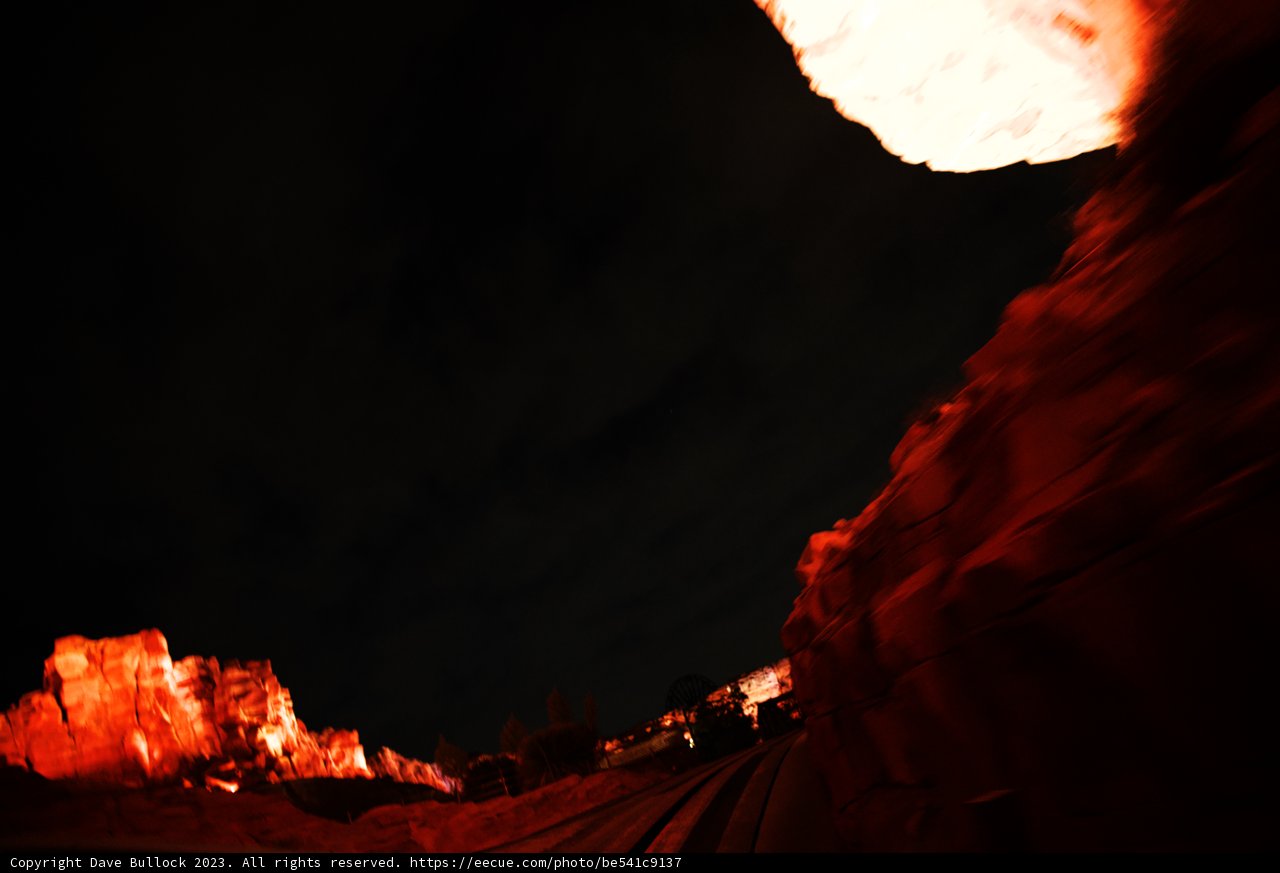 Enchanting Nighttime Train Ride