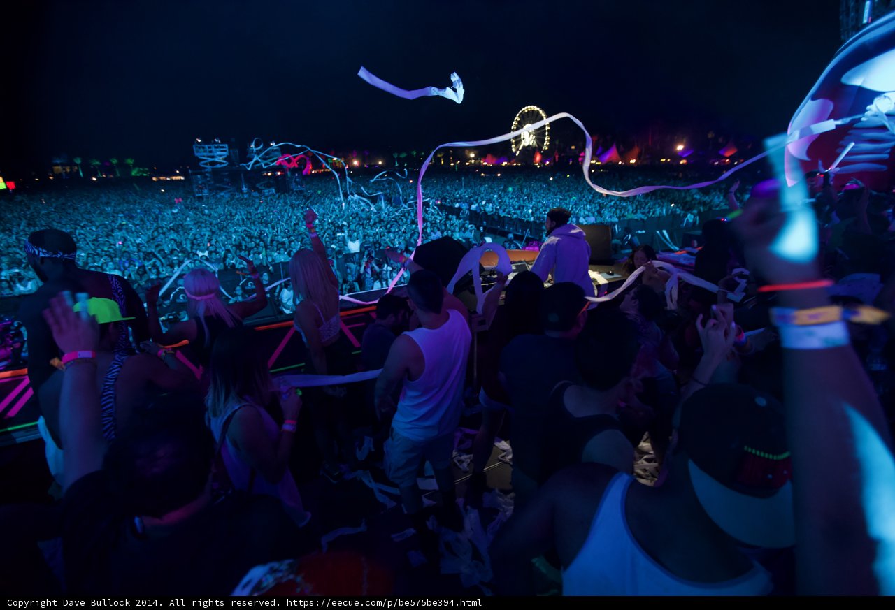 Urban Crowd at Coachella Music Festival