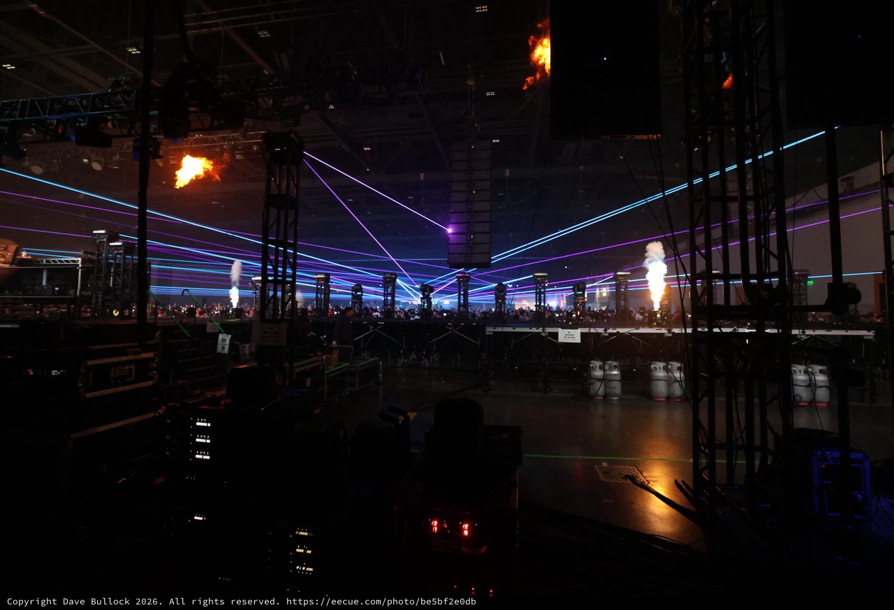 Laser Inferno: Wobbleland 2026 Festival Light Show