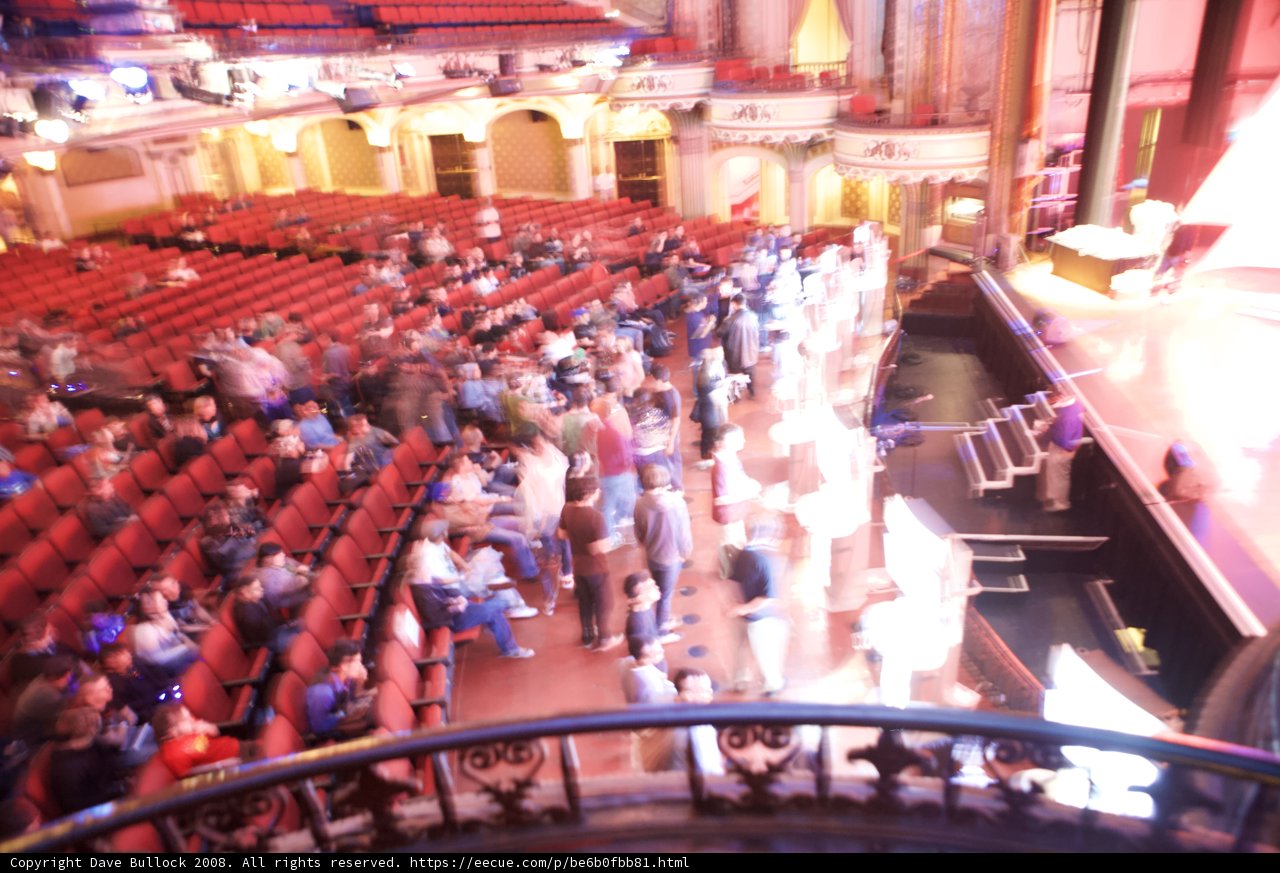 Theater Packed with Enthusiastic Crowd