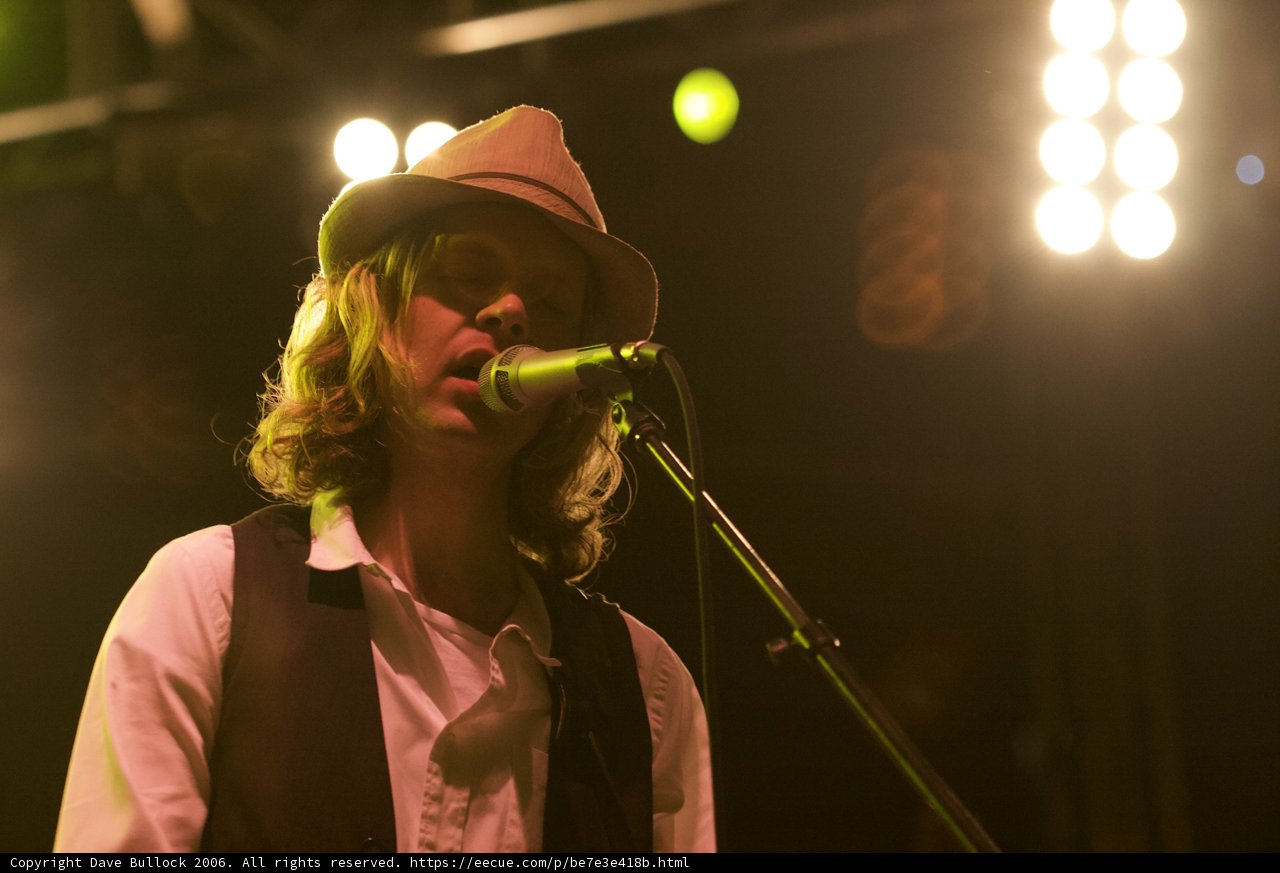 Beck Rocks the Stage with his Fedora