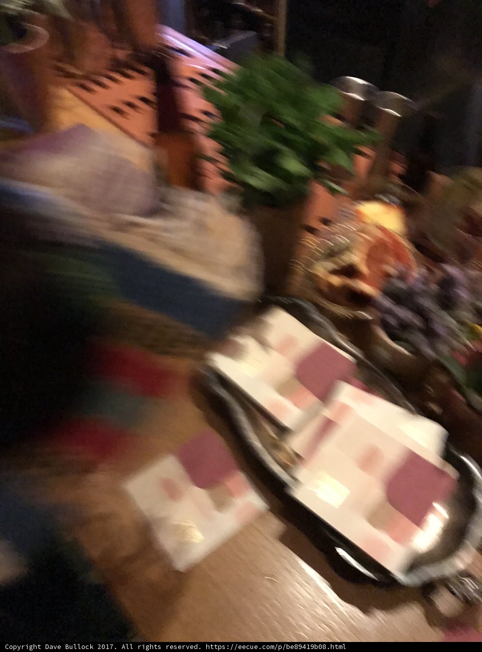 Cards and Greenery at the Cafe