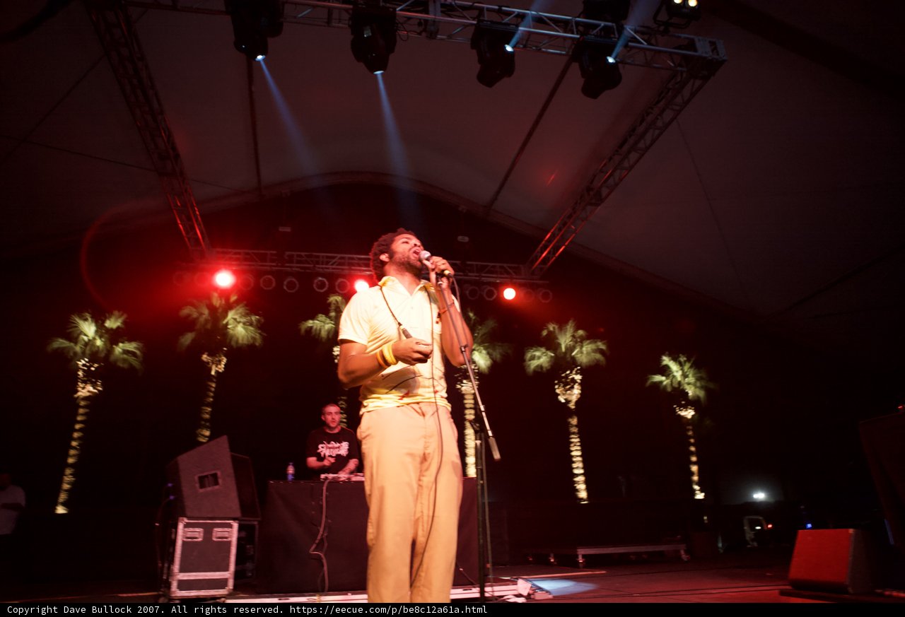 The Yellow Suited Singer Takes Center Stage