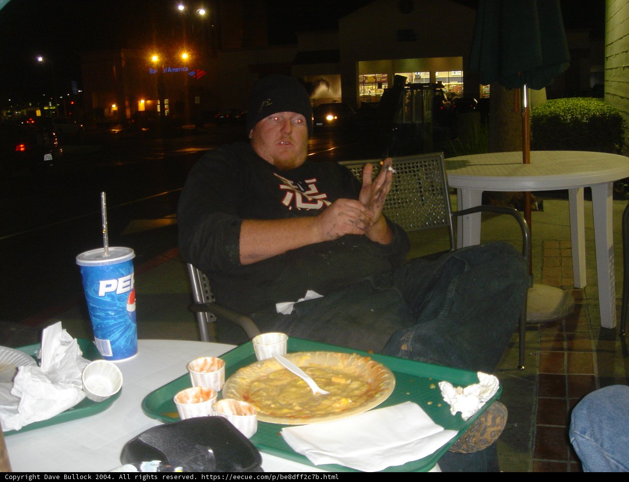Enjoying a Late Night Snack