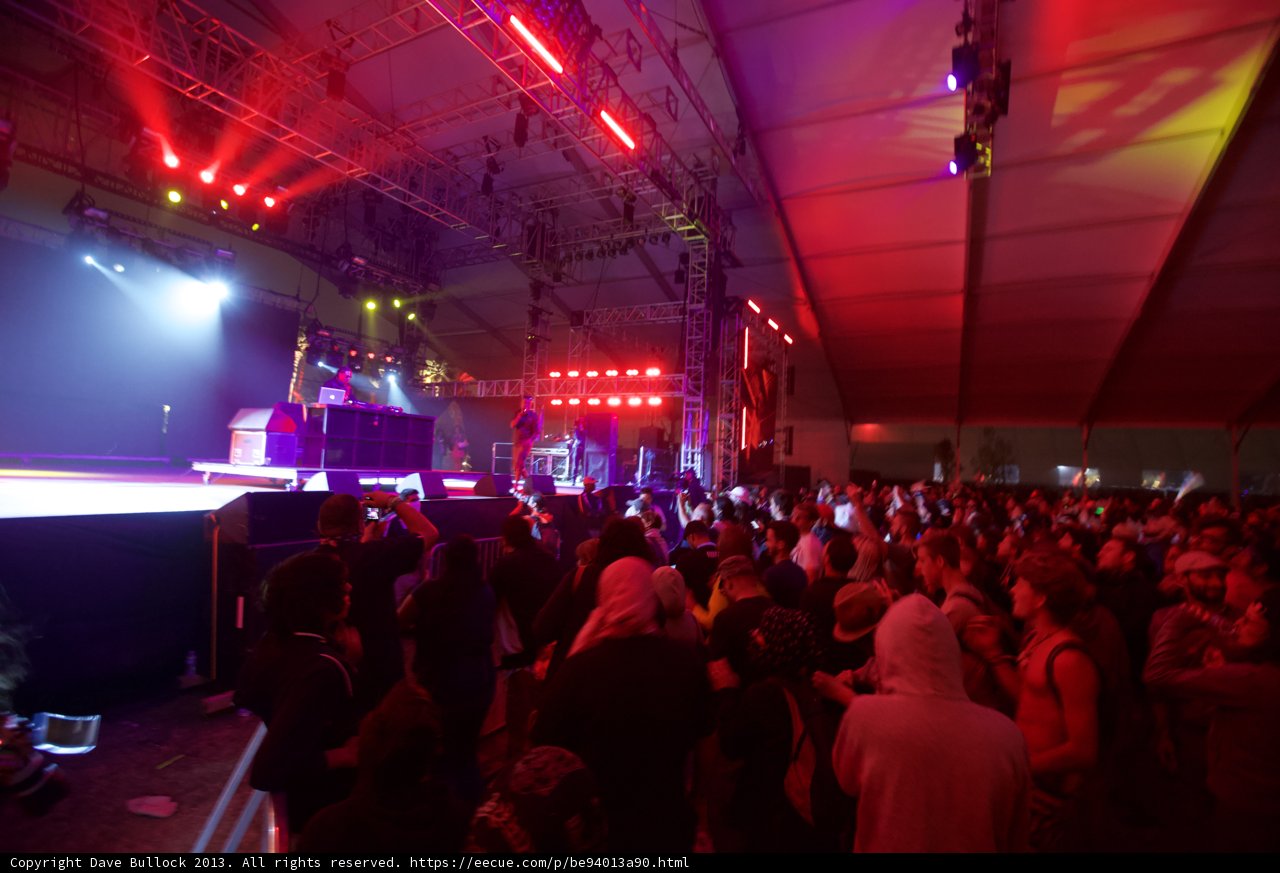 Vibrant Lights and Energetic Crowd at Coachella 2013