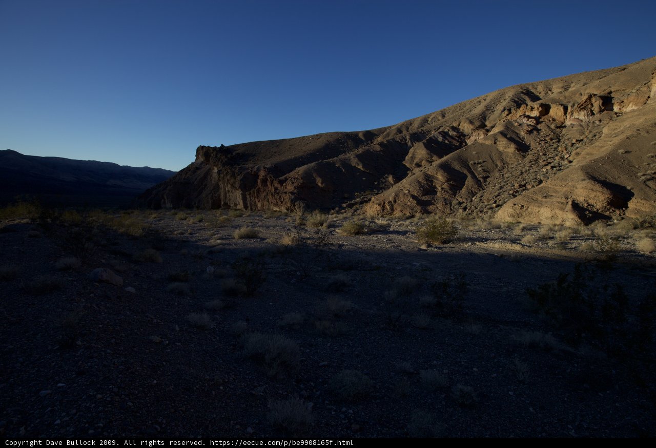 Rocky Mountain in the Desert Sun