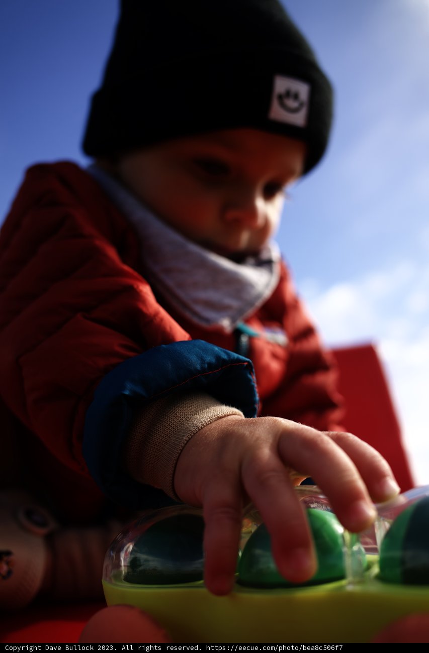 Innocent Playtime under the Blue Sky